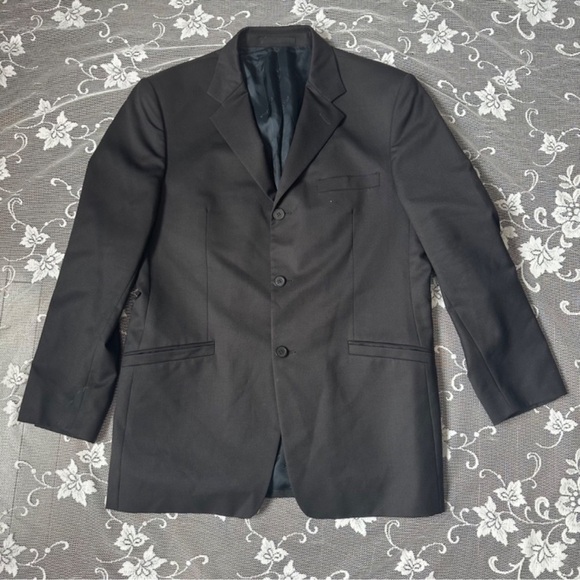 Versace Classic Black Wool Blazer Size 52 - Picture 4 of 15